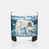 Arctic Polar Beer Blauw Whisky Glas (Voorkant)