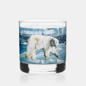 Arctic Polar Beer Blauw Whisky Glas (Achterkant)