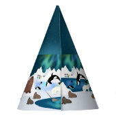 Arctic Polar Beer Reindeer Walrus Orca Narwhal Fox Feesthoedjes (Achterkant)