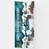 Arctic Polar Beer Reindeer Walrus Orca Narwhal Fox Spandoek (Verticaal)