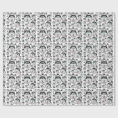 Arctic Puppy Siberian Husky Big Sled Dog Cadeaupapier (Vlak)