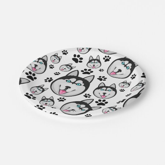 Arctic Puppy Siberian Husky Big Sled Dog Papieren Bordje (Gekanteld)