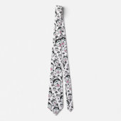 Arctic Puppy Siberian Husky Big Sled Dog Stropdas (Voorkant)