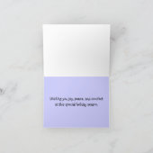 Arctic Reindeer Holiday Card Feestdagen Kaart (Binnen)