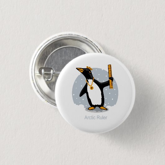 Arctic Ruler Button (Voorkant /achterkant)