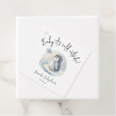 Arctic schattige pinguïn - baby Het is koud buiten Bedankjes Labels (In situ)