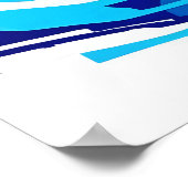 Arctic Seal Pup – Cool Tones Wildlife Splash Art Poster (Hoek)