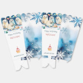 Arctic Seal Winter verjaardag gepersonaliseerde po Bedankdoosjes (Ongevouwen)