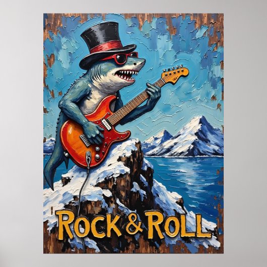 Arctic Siren's Rock Ballad Poster (Voorkant)