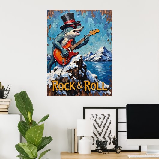 Arctic Siren's Rock Ballad Poster (Thuiskantoor)