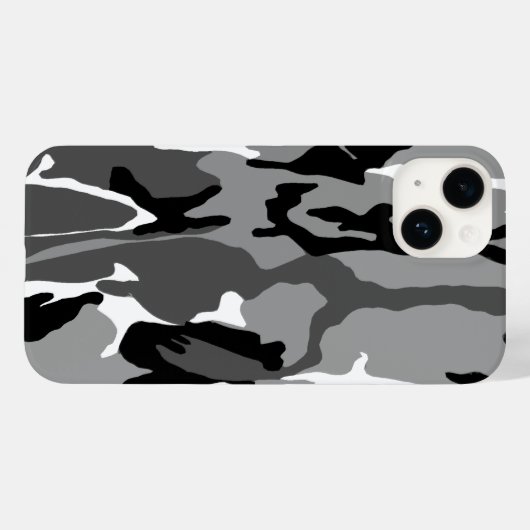 Arctic Snow Camo Case-Mate iPhone Case (Achterkant (horizontaal))