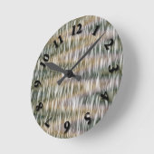 Arctic Snow Camo Ronde Klok (Hoek)