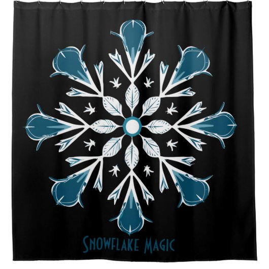 Arctic Sparkle Douchegordijn (Voorkant)