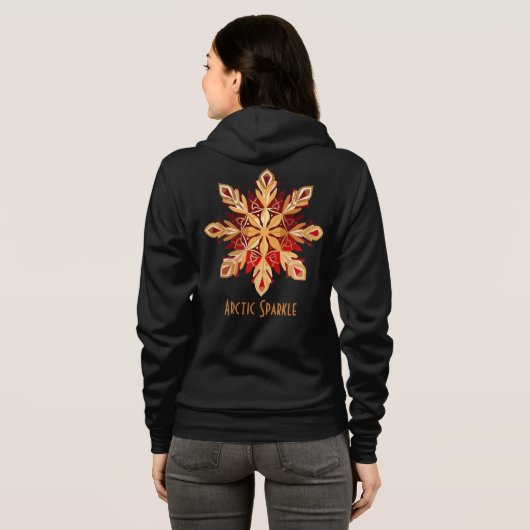Arctic Sparkle Hoodie (Achterkant volledig)