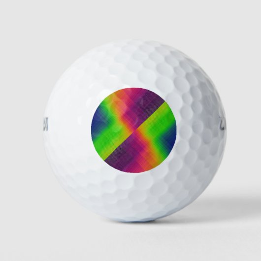 "Arctic Strike: Slank wit golfbal ontwerp" Golfballen (Voorkant)