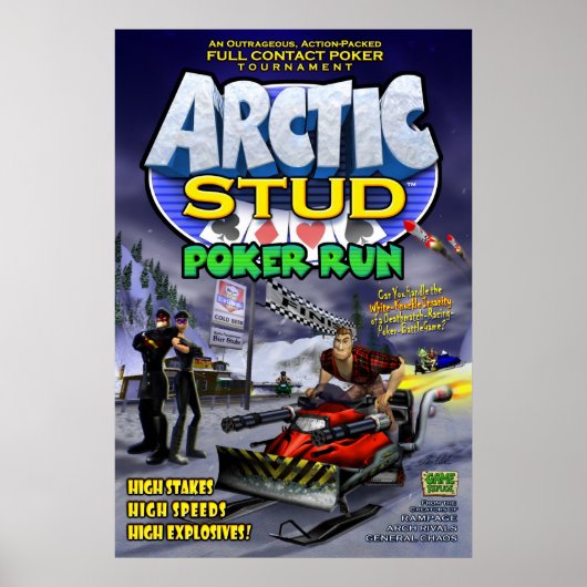Arctic Stud Poker run Poster (Voorkant)