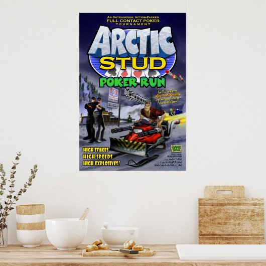Arctic Stud Poker run Poster (Keuken)