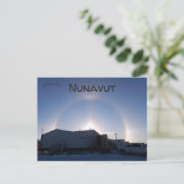 Arctic Sundogs in het Canadese Anviat Nunavut Briefkaart (Staand voorkant)