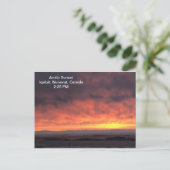 Arctic Sunset Briefkaart (Staand voorkant)
