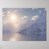 Arctic Sunset Poster (Voorkant)