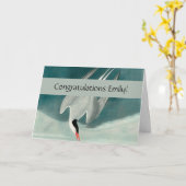 Arctic Tern Audubon Bird Wildlife Painting Kaart (Gele Bloem)