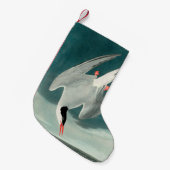 Arctic Tern Audubon Bird Wildlife Painting Kleine Kerstsok (Voorkant (Hangend))