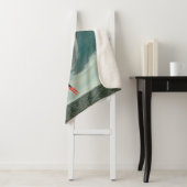 Arctic Tern Audubon Bird Wildlife Painting Sherpa Deken (In situ)