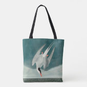 Arctic Tern Audubon Bird Wildlife Painting Tote Bag (Achterkant)