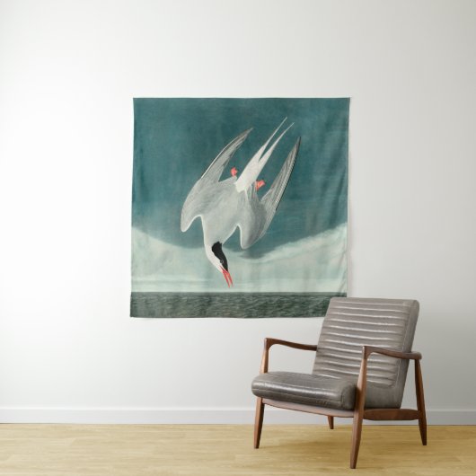 Arctic Tern Audubon Bird Wildlife Painting Wandkleed (In situ)