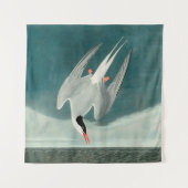 Arctic Tern Audubon Bird Wildlife Painting Wandkleed (Voorkant)