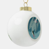 Arctic Tern Birds of America Audubon Print Keramische Bal Ornament (Links)
