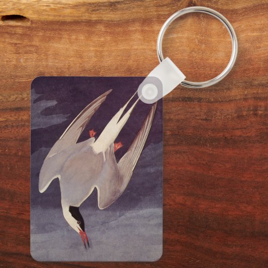 Arctic Tern van John James Audubon,  vogels Sleutelhanger (Achterkant)