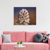 Arctic Tundra Wooly Lousewart Flower Oliktok, AK Canvas Afdruk (Insitu (Woonkamer))