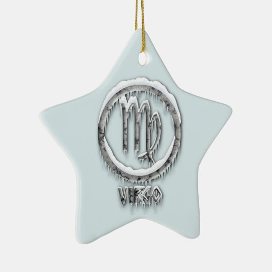 Arctic Virgo Keramisch Ornament (Rechts)