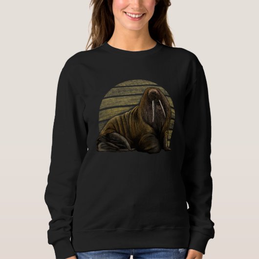 Arctic Walrus Animal Zoo Wildlife Animal Zookeeper Trui (Voorkant)