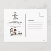 Arctic Whimsy | Peace, Love & Light Holiday Kaart (Achterkant)