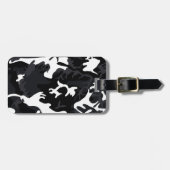 Arctic White Highlights Camo Bagagelabel (Voorkant horizontaal)