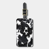 Arctic White Highlights Camo Bagagelabel (Voorkant verticaal)