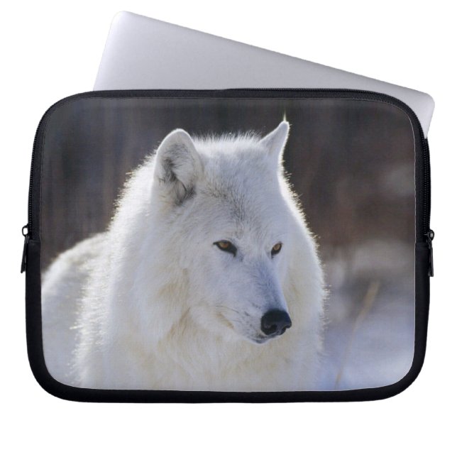 Arctic White Wolf Electronics Sleeve (Voorkant)
