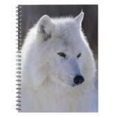 Arctic White Wolf Notitieboek (Voorkant)