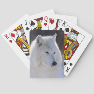 Arctic White Wolf-speelkaarten Pokerkaarten