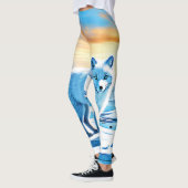 Arctic Winter Fox Snow Leggings (Links)