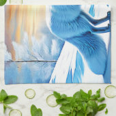 Arctic Winter Fox Snow Theedoek (Gevouwen)