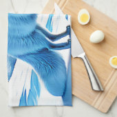 Arctic Winter Fox Snow Theedoek (Quarter Fold)