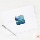 Arctic Winter Night & Moon Glossy Stickers (Envelop)