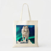 Arctic Wolf, Aurora & Stars Canvas tas Collectie (Voorkant)