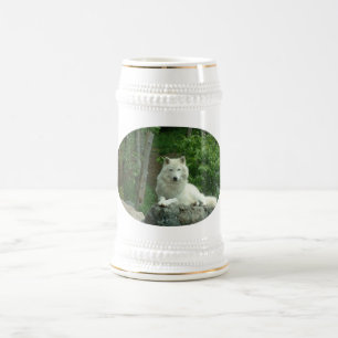 Arctic Wolf Beer Stein Bierpul