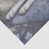 Arctic Wolf Boho Mystieke Kunst Tissuepapier (Detail)