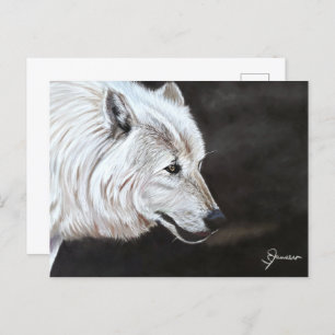Arctic Wolf Briefkaart Print
