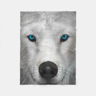 Arctic Wolf Fleece Deken